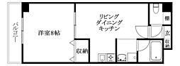 メゾンプリムラ 1LDKの間取図画像