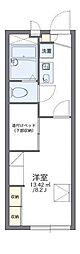 レオパレスクレール 1Kの間取図画像