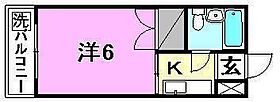 マ・メゾン束本 203 号室 ｜ 愛媛県松山市束本1丁目（賃貸マンション1K・2階・16.47㎡） その2