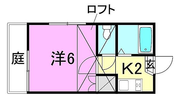 プリオール中村 101 号室｜愛媛県松山市中村3丁目(賃貸アパート1K・1階・17.11㎡)の写真 その2