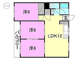 DAKマンション山越 405 号室 ｜ 愛媛県松山市山越6丁目（賃貸マンション3LDK・4階・72.86㎡） その2