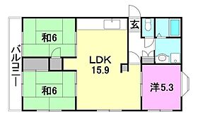 ロイヤルハイツ 201 号室 ｜ 愛媛県松山市道後今市（賃貸マンション3LDK・2階・62.37㎡） その2