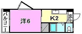 二宮桑原マンション 201 号室 ｜ 愛媛県松山市桑原2丁目（賃貸マンション1K・2階・19.70㎡） その2