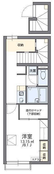 レオパレスＦ56 203 号室｜愛媛県松山市土居田町(賃貸アパート1K・2階・28.02㎡)の写真 その2