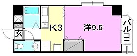 グリチネ・ウノ 806 号室 ｜ 愛媛県松山市和泉北3丁目（賃貸マンション1K・8階・27.54㎡） その2