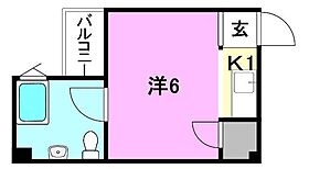 メゾンＫＩＹＡＭＡＣＨＩ 306 号室 ｜ 愛媛県松山市木屋町1丁目（賃貸マンション1K・3階・18.78㎡） その2