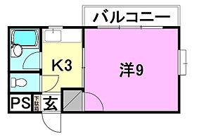 230セゾン立花 301 号室 ｜ 愛媛県松山市立花4丁目（賃貸マンション1K・3階・28.30㎡） その2