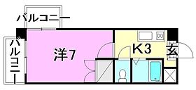 メゾン桑原 301 号室 ｜ 愛媛県松山市桑原7丁目（賃貸マンション1K・3階・21.45㎡） その2