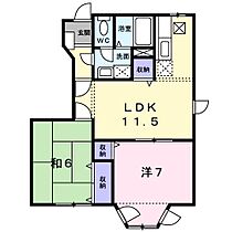 パールハイツＣ 101 号室 ｜ 愛媛県松山市高岡町（賃貸アパート2LDK・1階・53.51㎡） その2