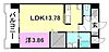 ロイヤルスイート衣山3階5.2万円