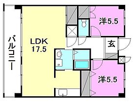 ロイヤルアネックスシエナ 116 号室 ｜ 愛媛県松山市福音寺町（賃貸マンション2LDK・1階・65.36㎡） その2