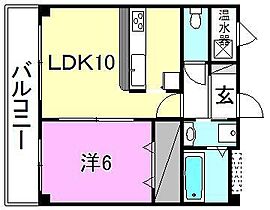 パークハイツ道後 203 号室 ｜ 愛媛県松山市道後町1丁目（賃貸マンション1LDK・2階・38.88㎡） その2