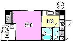 第二朝日 401 号室 ｜ 愛媛県松山市松前町2丁目（賃貸マンション1K・4階・25.66㎡） その2