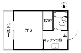 リッツハウス立花 102 号室 ｜ 愛媛県松山市中村5丁目（賃貸アパート1K・1階・17.01㎡） その2