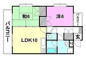 ケイズコート 105 号室 ｜ 愛媛県松山市富久町（賃貸マンション2LDK・1階・51.03㎡） その2