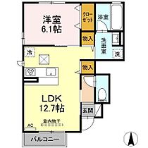 Ｐａｌｌａ鴨川 101 号室 ｜ 愛媛県松山市鴨川1丁目（賃貸アパート1LDK・1階・45.75㎡） その2