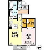 クレールM2 102 号室 ｜ 愛媛県松山市久万ノ台（賃貸アパート1LDK・1階・42.82㎡） その2