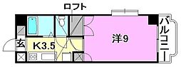 間取図画像 1K