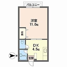 間取図画像 1DK
