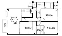 間取図画像 3LDK
