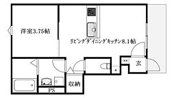 間取図画像 1LDK