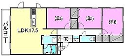 間取図画像 3LDK