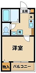 間取図画像 1K