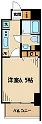プロスペクト中央林間 1Kの間取図画像