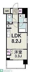 デュオステージ中山 1LDKの間取図画像