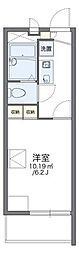 レオパレスアーバン向丘 1Kの間取図画像