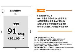 建築条件無し土地　右京3丁目III　高の原エリア