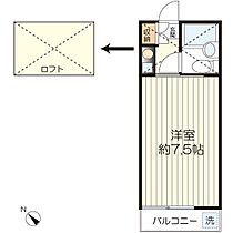 ジュネス読売ランド 205 ｜ 神奈川県川崎市多摩区西生田４丁目（賃貸アパート1K・2階・16.32㎡） その2