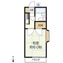 くれたけハイム 206 ｜ 神奈川県川崎市多摩区生田８丁目（賃貸アパート1K・2階・17.01㎡） その2