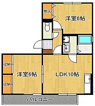 サンスカイ徳力II  ｜ 福岡県北九州市小倉南区南方5丁目（賃貸アパート2LDK・3階・55.00㎡） その2