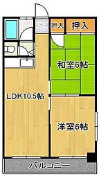 シュロス若園 2階/-