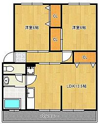 グリーンハイツうえだ 5階