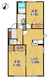 咲ら小路I B棟 1階/-