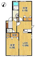 物件の間取り
