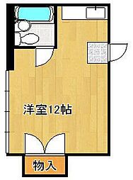 コーポひかり ワンルームの間取図画像