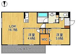 D-ROOM若園 2階/-