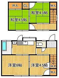 城野駅 4.5万円