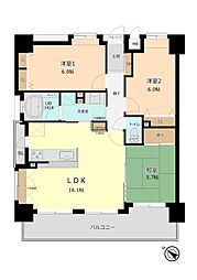 間取図画像 3LDK