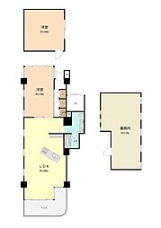 大濠パークハウス 3LDKの間取図画像