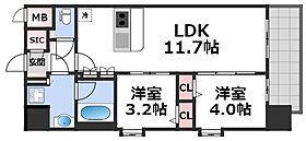 スプランディッド新大阪VII  ｜ 大阪府大阪市淀川区木川東4丁目（賃貸マンション2LDK・8階・45.57㎡） その2