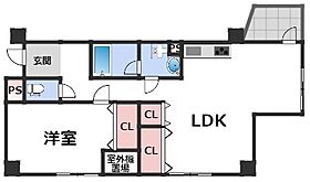 アルボール西道頓堀  ｜ 大阪府大阪市浪速区幸町2丁目1-17（賃貸マンション1LDK・6階・54.23㎡） その2