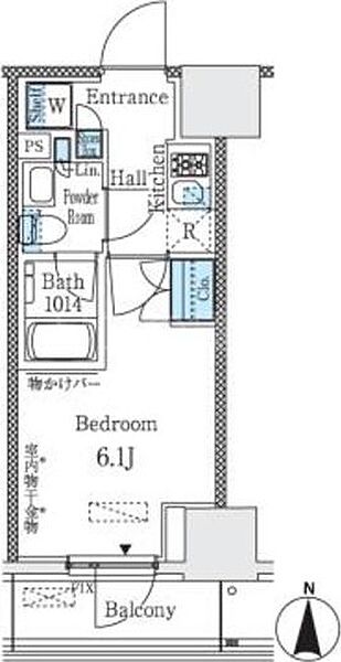 パークキューブ大井町レジデンス ｜東京都品川区大井1丁目(賃貸マンション1K・3階・20.01㎡)の写真 その2