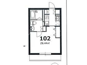 フェリシア 101 ｜ 東京都大田区田園調布本町13-9（賃貸マンション1R・1階・22.14㎡） その2