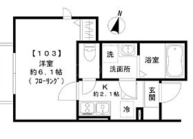 サニーパーク  ｜ 東京都品川区旗の台2丁目6-6（賃貸アパート1K・1階・21.87㎡） その2