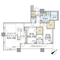 Brillia　Towers　目黒ノースレジデンス 3107 ｜ 東京都品川区上大崎3丁目1-2（賃貸マンション2LDK・31階・103.55㎡） その2