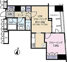 サンウッド品川天王洲タワー  ｜ 東京都品川区東品川2丁目2-25（賃貸マンション1LDK・4階・46.18㎡） その2